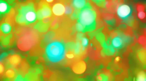 Defocused christmas light Stock Footage 33739918
