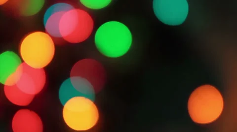Defocused christmas light Stock Footage 33739920