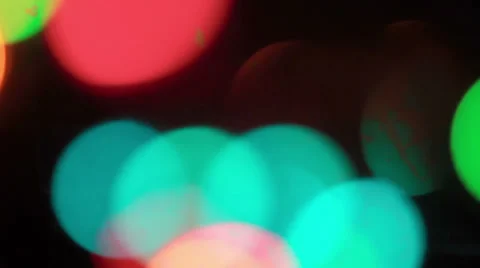 Defocused christmas light Stock Footage 33739922
