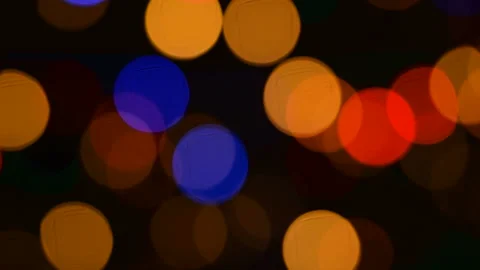 Defocused Christmas lights on the background. Stock Footage 139252181