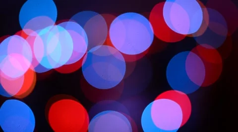 Defocused Christmas lights Stock Footage 45079566