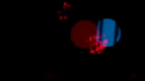 Defocused Christmas lights Stock Footage 69885505