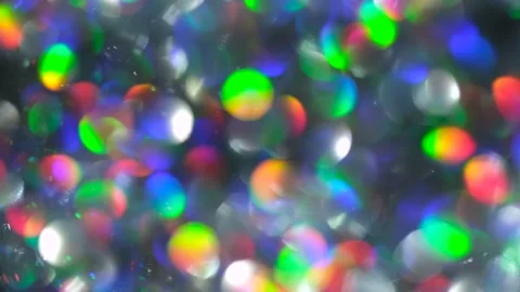 Defocused christmas lights. Video stock 145452318