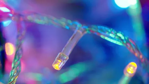 Defocused christmas lights Stock-Footage 162650248