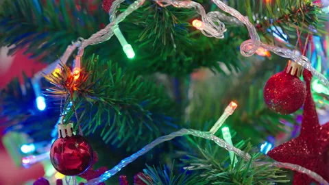 Defocused christmas lights Stock-Footage 162650475