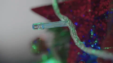 Defocused christmas lights Video stock 162651021