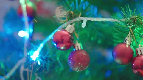 Defocused christmas lights Stock-Footage 163225615
