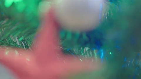 Defocused christmas lights Stock-Footage 163226150