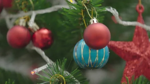Defocused christmas lights Stock-Footage 163226268