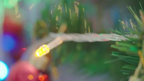 Defocused christmas lights Stock-Footage 163226308