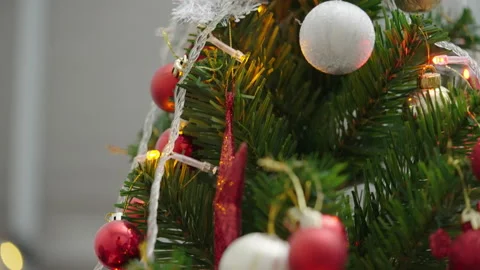 Defocused christmas lights Stock-Footage 163227205