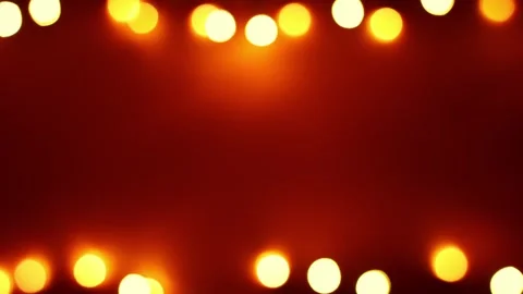 Defocused Christmas lights frame loop on red background. Stock Footage 284778215
