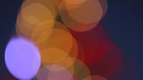 Defocused christmas tree lights Stock Footage 85231963