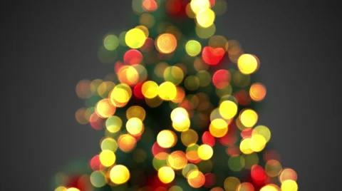 Defocused christmas tree lights seamless loop Stock Footage 54631335