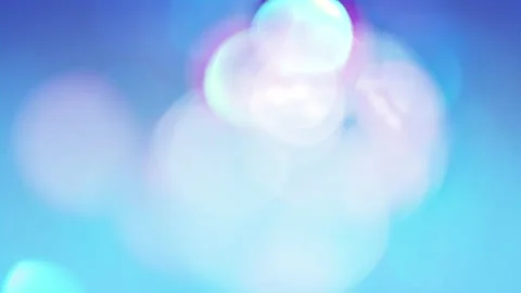 Defocused circles bokeh or particles. Abstract sparkles or glitter lights Stock Footage 139577343
