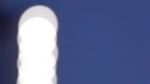 Defocused circles light effects, abstract blurred motion boche background Stock Footage 93397407