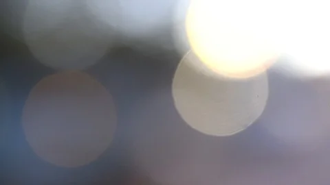 Defocused circles light effects, abstract blurred motion boche background Stock Footage 93401142