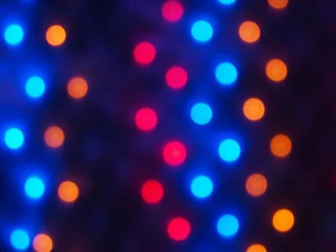 Defocused colored lights out of focus Stock Photos