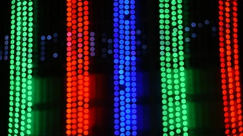 Defocused colorful light dots abstract Motion background. Stock Footage 128601082