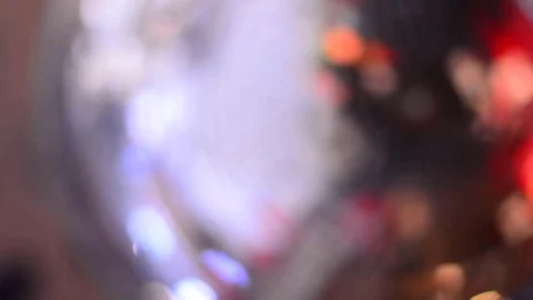 Defocused Disco Ball Stock Footage 83445592