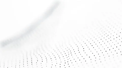 Defocused Dots Technology White Loop Background Stock Footage 274420849