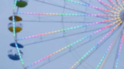 Defocused Ferris Wheel 動画素材 51832715