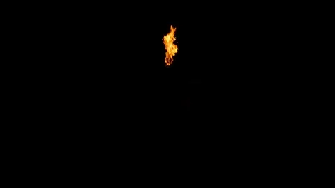 Defocused fire burning Stock Footage 126057795