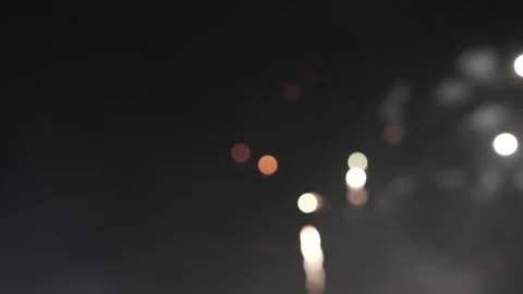 Defocused Fireworks Bokeh Lights Abstract Background Stock Footage 331769393