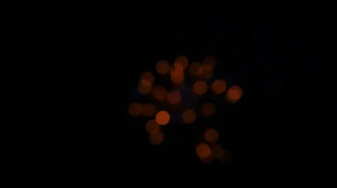 Defocused fireworks Stock Footage 37923269