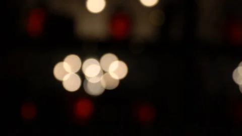 Defocused flicker light, illuminated shiny sparkle. Stock Footage 93700985