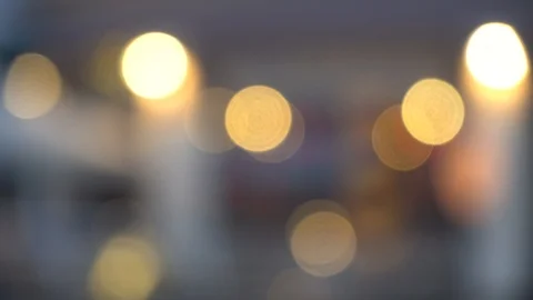 Defocused flicker light, illuminated shiny sparkle. Video stock 93706373