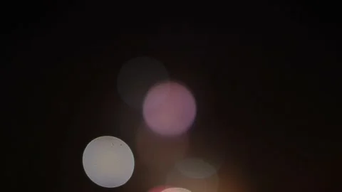 Defocused footage: Fireworks explode at sky in bright colorful at night. Stock Footage 131067851