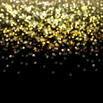 Defocused gold abstract background Stock Illustration