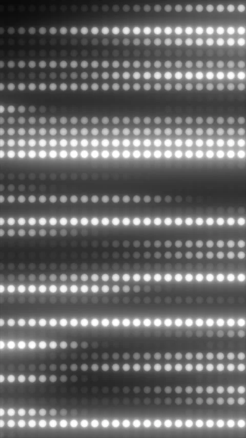 Defocused grayscale LED light rows creating an abstract bokeh pattern for t.. Stock Footage 339032277