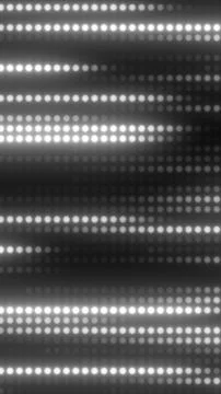 Defocused grayscale LED light rows creating an abstract bokeh pattern for t.. Stock Photos