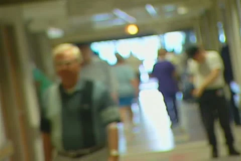 Defocused Hallway 01 Stock Footage 22399913