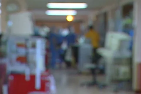 Defocused Hallway 02 Stock Footage 22399981