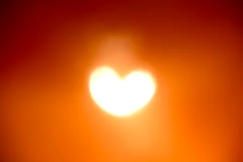 Defocused heart Stockfoto's