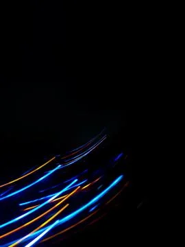 Defocused hi tech technology digital bokeh background with sparkling Stock Photos