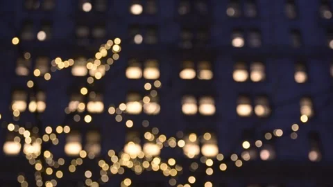 Defocused Holiday lights background Stock Footage 285519642