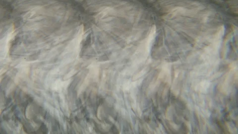Defocused ink wave light kaleidoscope rainbow art Stock Footage 343862569