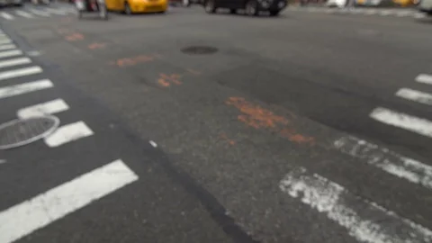 Defocused Intersection Stock Footage 71284330