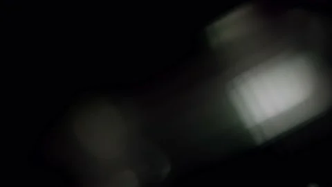 Defocused lamp flash rays effect. Light pulses and glow Stock Footage 203367111