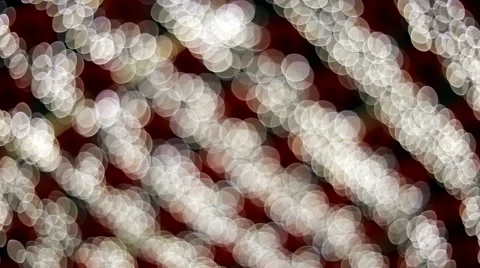 Defocused LED particle lights blinking at night Video stock 52518571