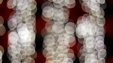 Defocused LED particle lights blinking at night Stock Footage 52522420