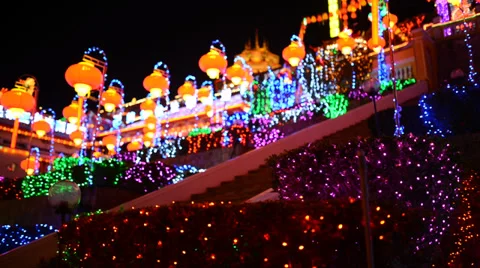 Defocused light bokeh background 库存影片 34987031