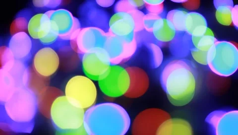 Defocused light circles (seamless loop) HD 1080 Video stock 1068243