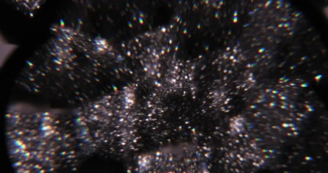 Defocused light crystal flare glitter kaleidoscope Vídeos de archivo 339781275
