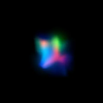 Defocused light flare rainbow effect, vector illustration Stock Illustration