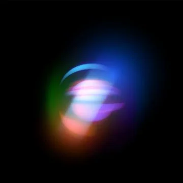 Defocused light flare rainbow effect, vector illustration Stock Illustration